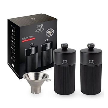 Peugeot Night Chic Peper-en Zoutmolen Geschenkdoos
