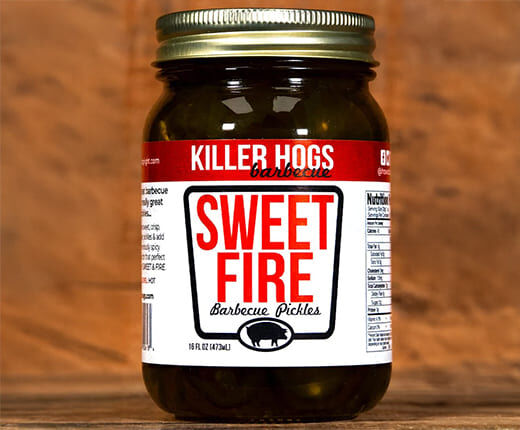 Killer Hogs Sweet Fire Pickles