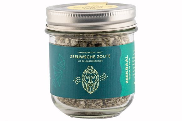 Zeezout met Zeekraal in pot