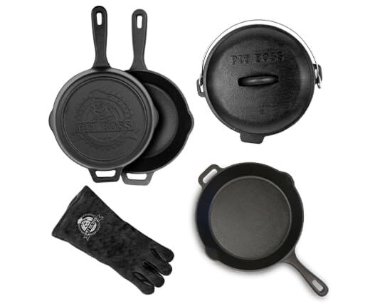 PitBoss 6-piece Cast Iron Starter Kit main product photo