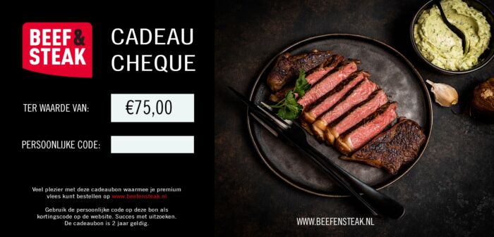 Digitale Cadeaubon €75,- main product photo