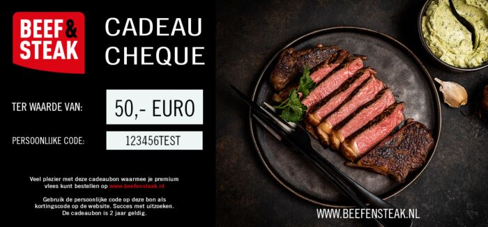Kerst Cadeaubon €50,- main product photo