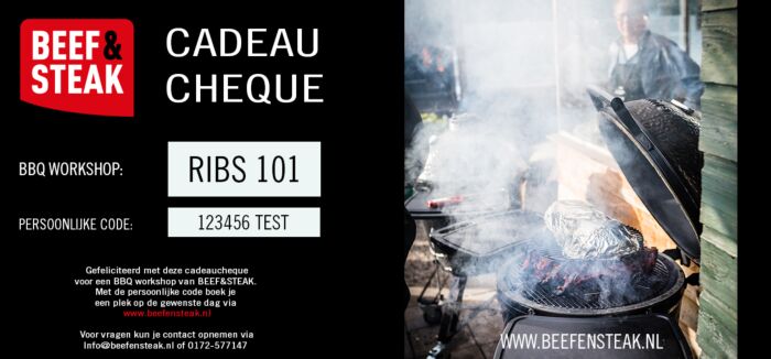 Ribs 101 workshop Cadeaubon main product photo