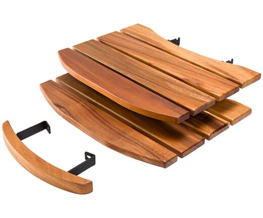Keij Walnoothouten zijtafels main product photo