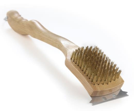 Napoleon Houten Grillborstel Messing main product photo