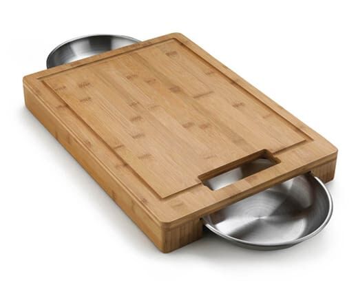 Napoleon PRO Snijplank met 2 RVS schalen main product photo