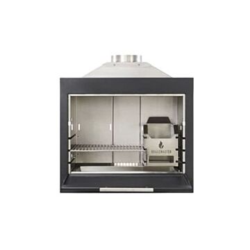 Braaimaster inbouw single black