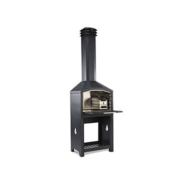 Braaimaster vrijstaand single black