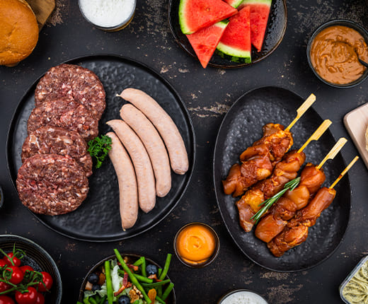 BBQ Pakket Basic voor 4 personen
