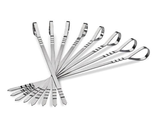 Napoleon RVS Shaslick set (8 stuks)