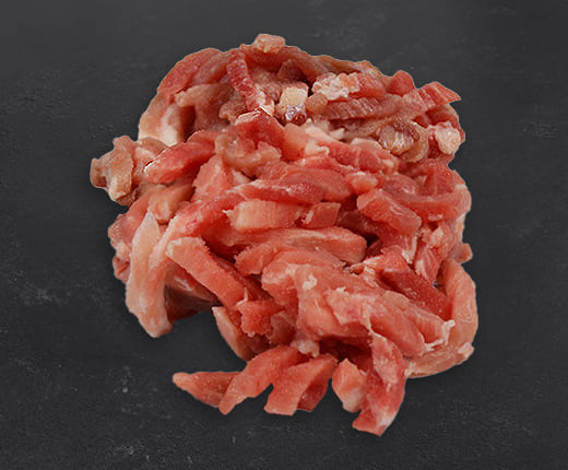 Varkens Reepjesvlees Naturel (ca.500gr)