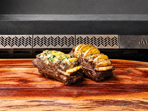Hassleback Beef ribs