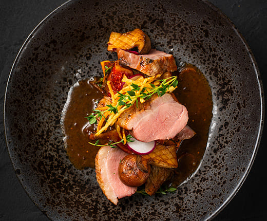 Eendenborst in de herfst