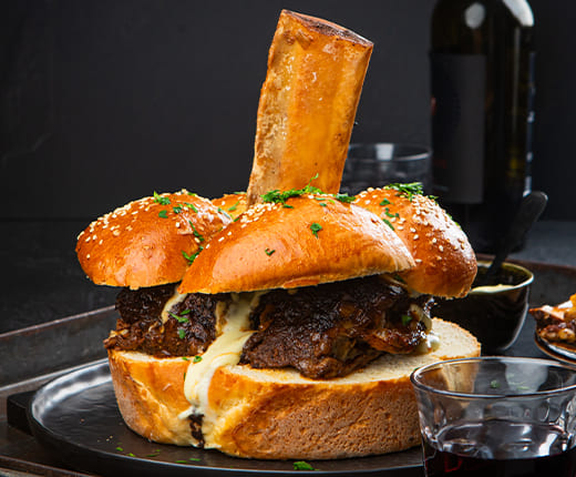Flat Ribs Loaded Burger