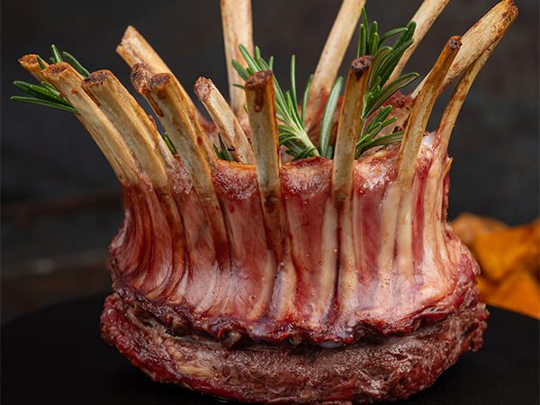 Lamskroon van de BBQ