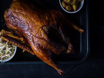 Gerookte Eend met Orange-Maplesaus