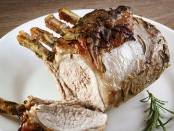 Apple smoked Rack of Pork