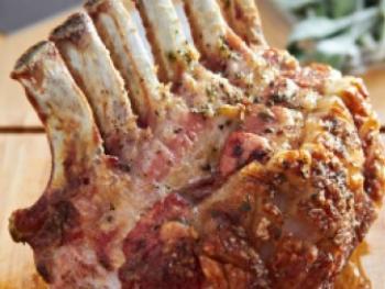 Rack of Pork with BBQ sauce